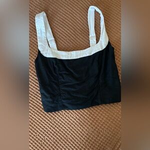 Abercrombie & Fitch Linen-Blend Set Top